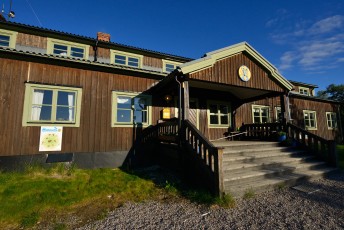 STF Saltoluokta Fjällstation mountain lodge.